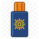 Sunscreen Summer Beach Icon