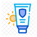 Sunscreen Elements Design Icon