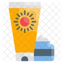 Cream Summer Sunblock Icon