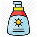 Sunblock Sunscreen Lotion Icon