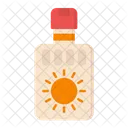 Sunblock Lotion Cream Icon