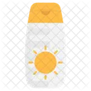 Sunblock Cream Skin Icon
