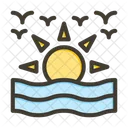 Sunrise Nature Sun Icon