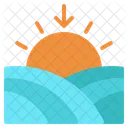 Sunset Sunrise Sky Icon