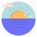 Ilustroflat Summer Stickers Icon