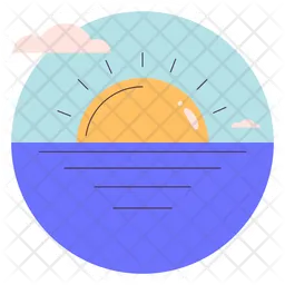 Sunset  Icon