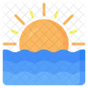 Sunset Sunrise Sun Icon