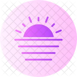 Sunset  Icon