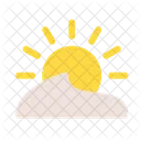 Sunset Weather Cloud Icon