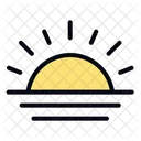 Sunset Sunrise Sun Icon