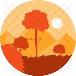 Sunset jungle  Icon