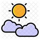 Sunshine Nature Clouds Icon