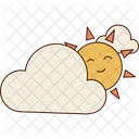 Sunshine Sun Cloud Icon