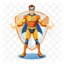 Super Defensor Personaje Juego Icon