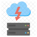 Super Fast Cloud Storage Icon