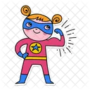Super Girl Superhero Girl Icon