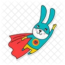 Super Rabbit Rabbit Hero Icon