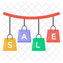 Hanging Sale Mark Super Sale Sale Coupons Icon