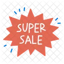 Super Sale Burst Discount Icon