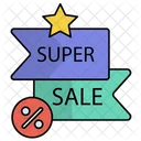 Super Sale Discount Sale Icon