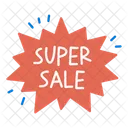 Super Sale Burst Discount Icon