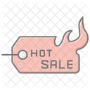 Super Sale Tag Lineal Color Icon Icon