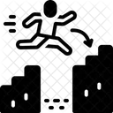Superar Desafiar Saltar Icono