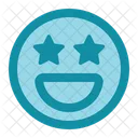 Superstar Sorridente Emoji Ícone