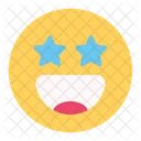 Superstar Sorridente Emoji Ícone