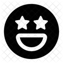 Superstar Sorridente Emoji Ícone