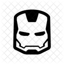 Superheld Ironman Comic Symbol