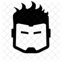 Superheld Feuersturm Held Symbol