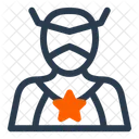 Superheld Figur Comic Symbol