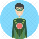 Superhero Character Profession Icon