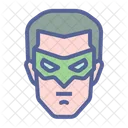 Lantern Superhero Character Icon