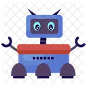 Superintelligence Robot Bionic Man Robot Icon