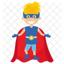 Kid Superman Superhero Cartoon Comic Superhero Icon
