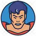 Superman Warrior Superhero Icon