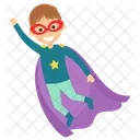 Superman Flying Superhero Cartoon Comic Superhero Icon