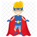 Kid Superman Superhero Cartoon Comic Superhero Icon
