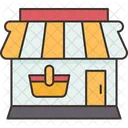 Supermarket Grocery Shopping Symbol