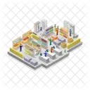 Supermarket Shopping Store Icon