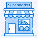 Supermarket Shopping Mall Store Icon