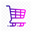Supermarket Cart Shopping Icon