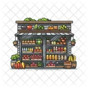 Supermarket Shopping Store Icon