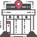 Supermarket Location Shop Location Market Location Icône