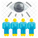 Supervise Eye Team Icon