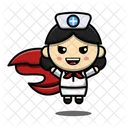 Superwoman Nurse  Icon