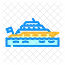 Superyacht Ship Transport Icon