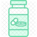 Suplementos Duotone Line Icon Icon